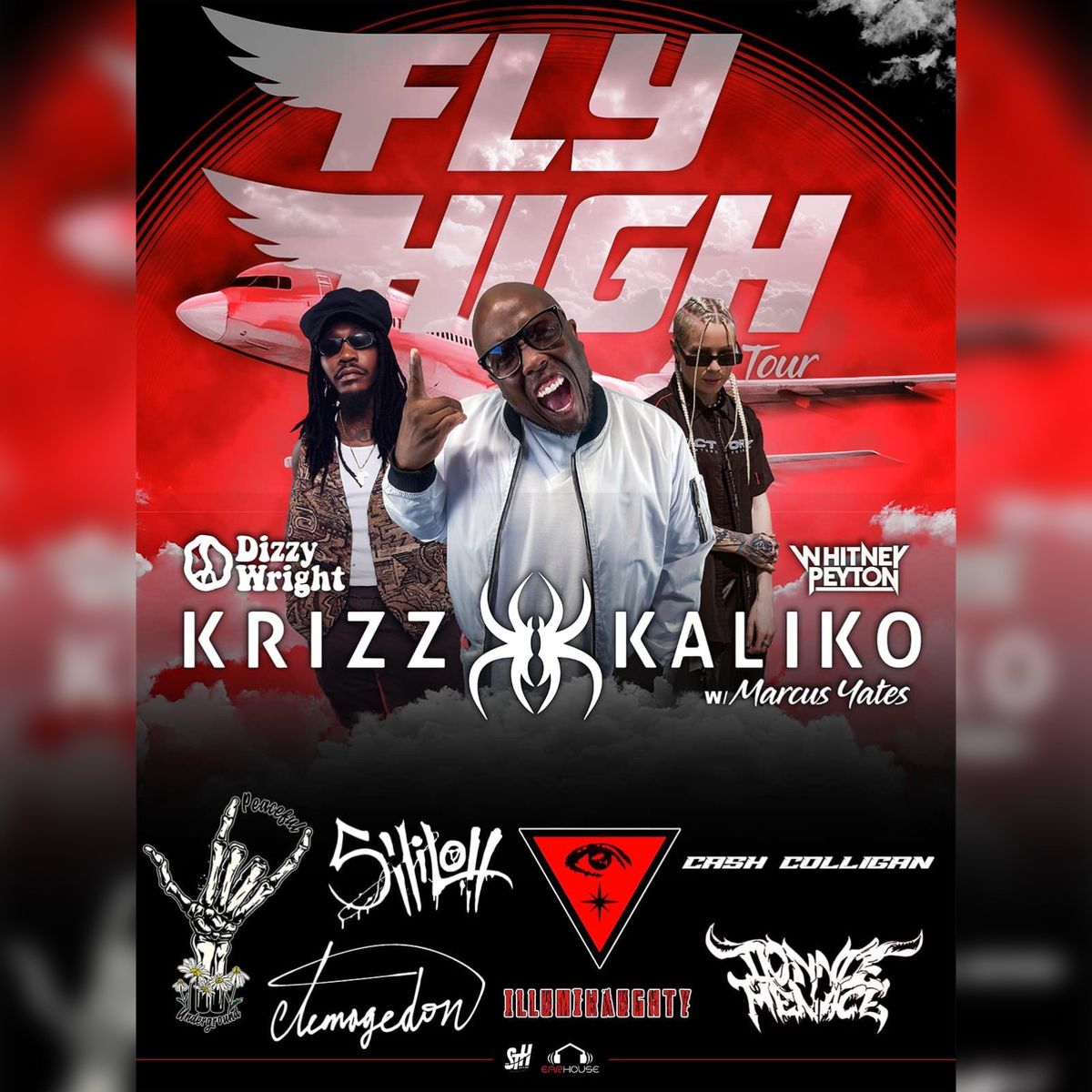 KRIZZ KALIKO X DIZZY WRIGHT X WHITNEY PEYTON X DONNIE MENACE + MORE @ TRIPLE BS 