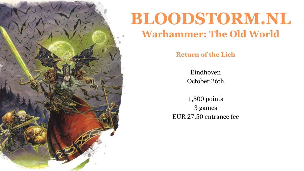 Warhammer: The Old World Return of the Lich