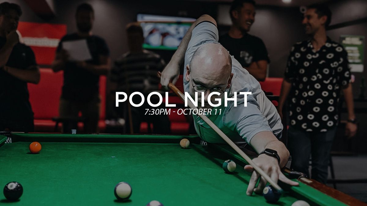 Men\u2019s Social - Pool Night