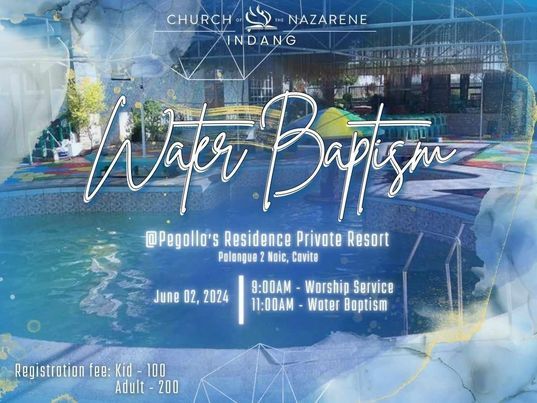 Water Baptism 2024