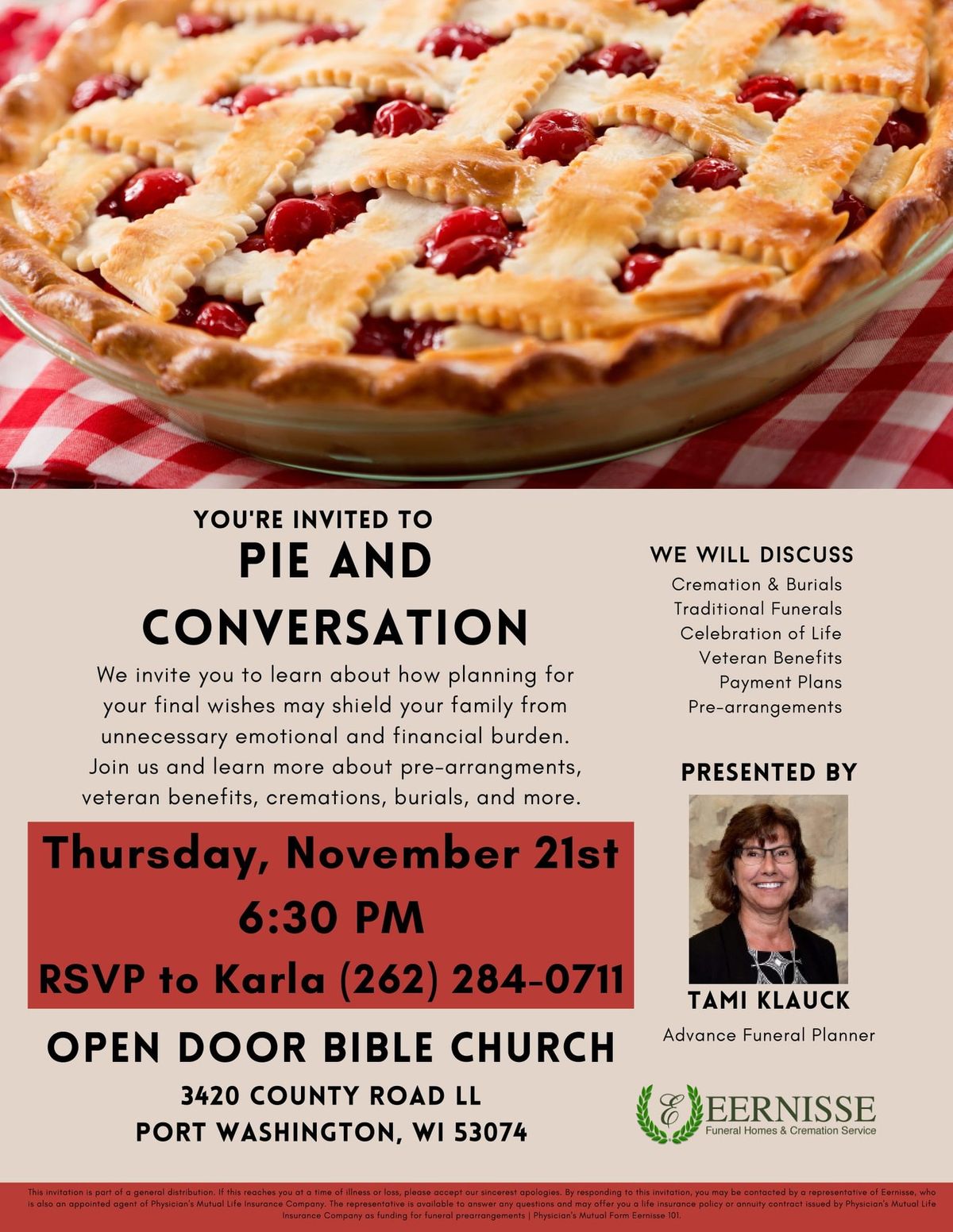 Pie and Conversation