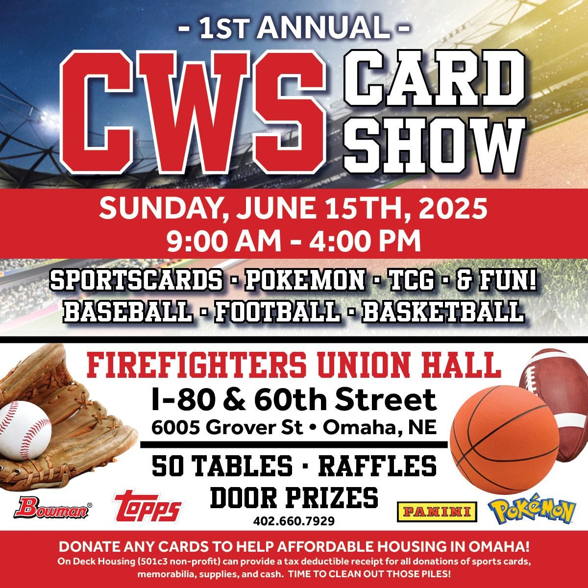 1ST ANNUAL- CWS CARD SHOW