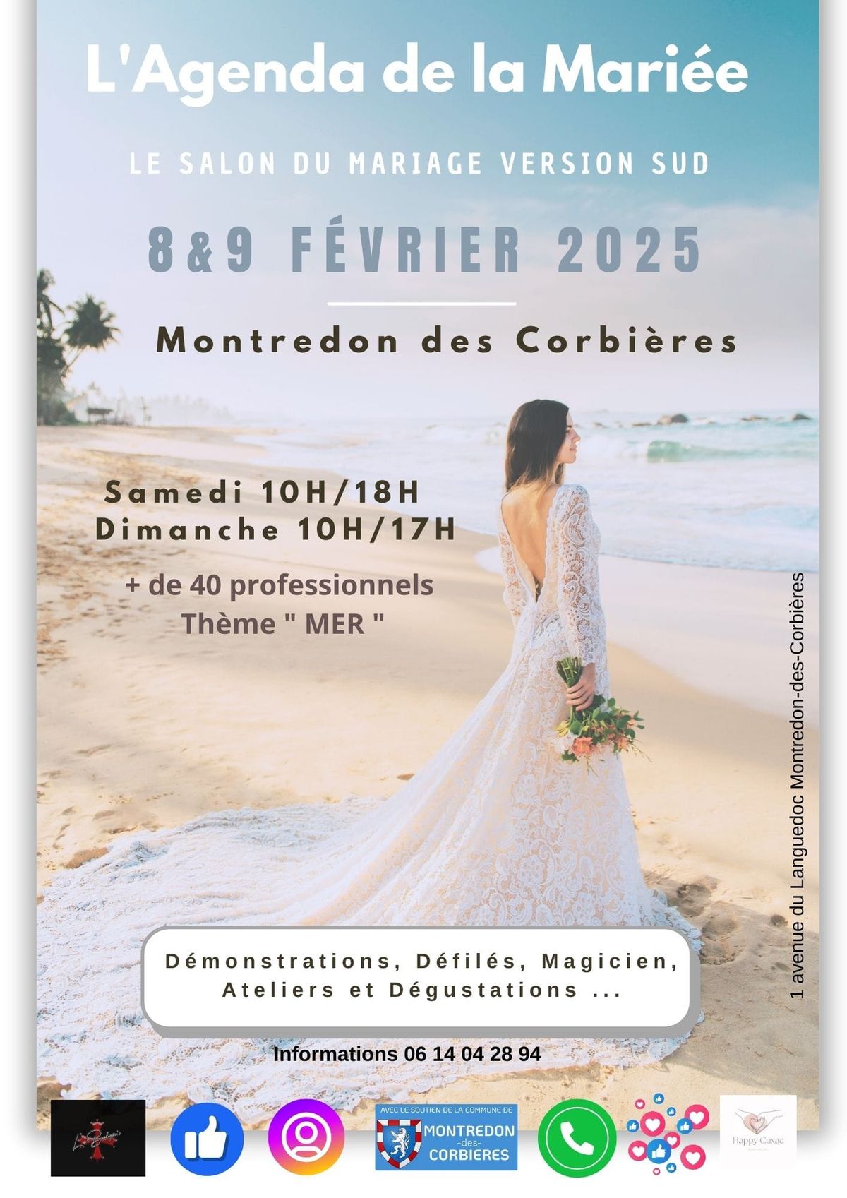 Salon du mariage de Montredon des Corbi\u00e8res        \ud83c\udf80 L'agenda de la Mari\u00e9e \ud83c\udf80