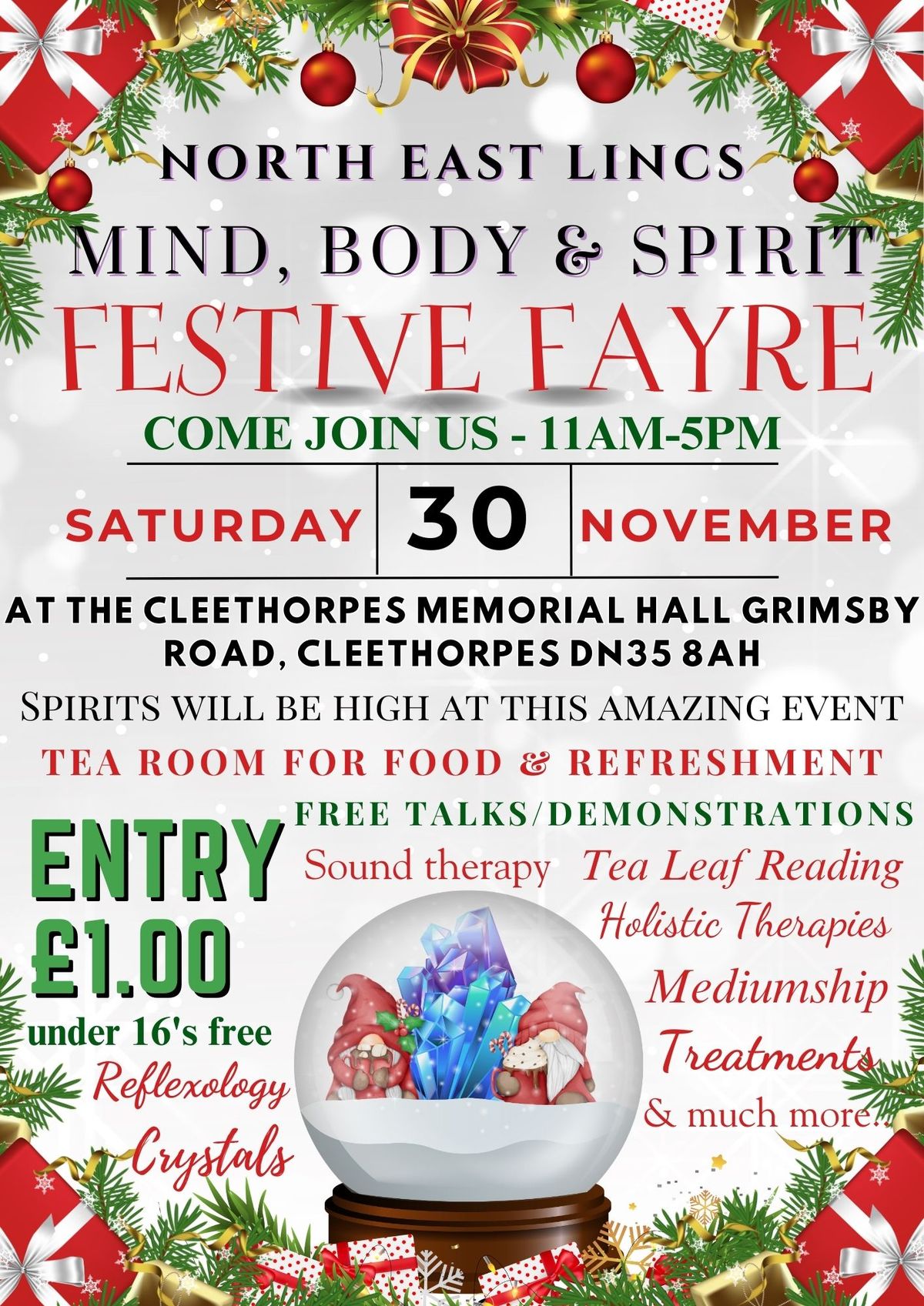 North East Lincs Mind, Body & Spirit Festive Fayre