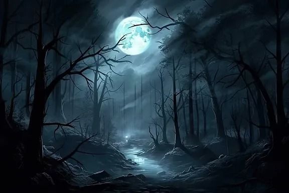 Moonlit forest Paint Night