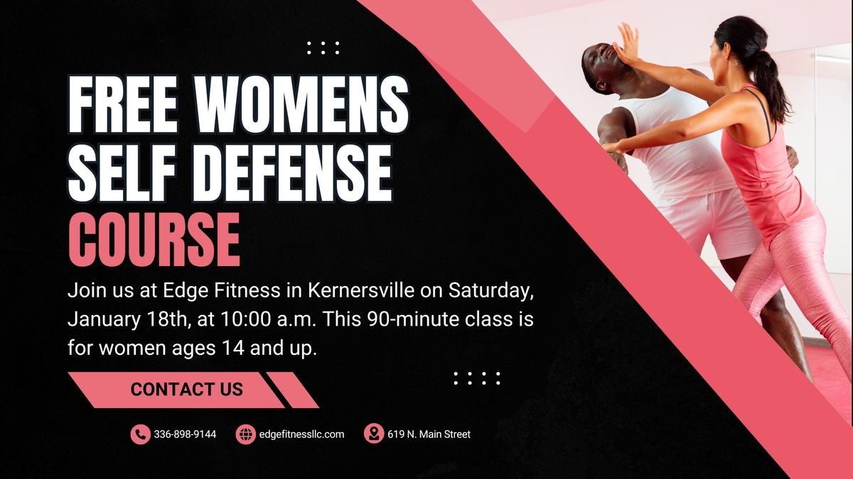 Free Womens Self Defense Class