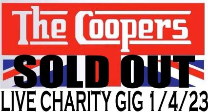The Coopers Reunion Charity Gig 2023 SOLD OUT