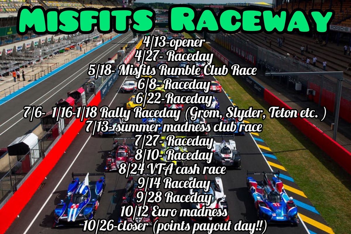 Misfits Raceway 2025 Season opener 