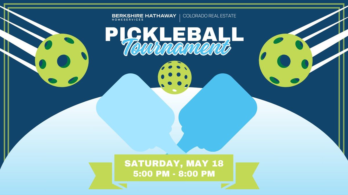 Berkshire Hathaway HomeService Colorado Real Estate's FIRST-EVER Pickleball Tournament