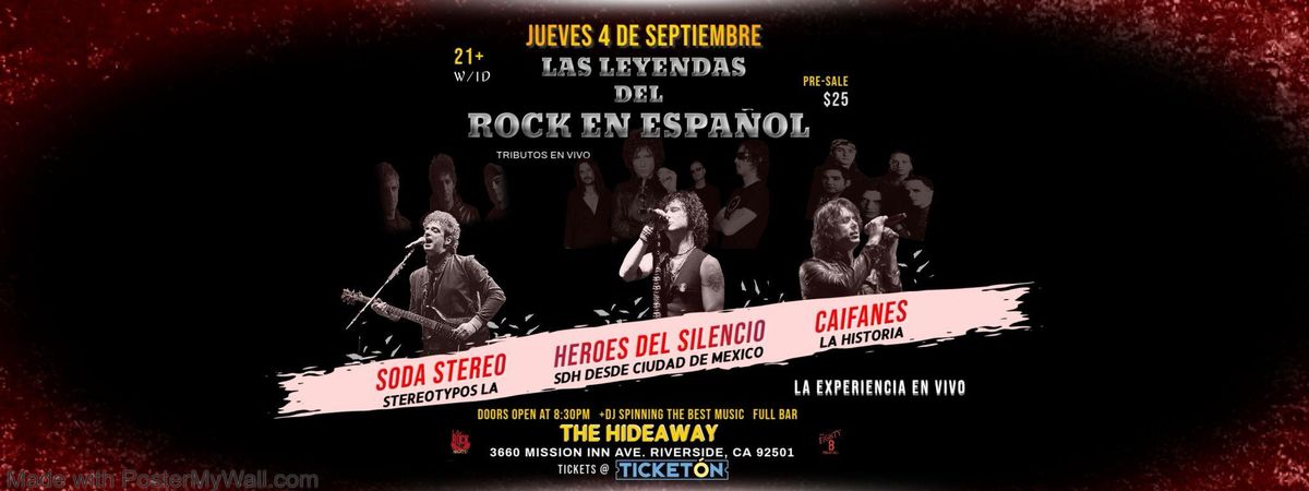 TRIBUTOS- HEROES DEL SILENCIO, CAIFANES LA HISTORIA &   MAS