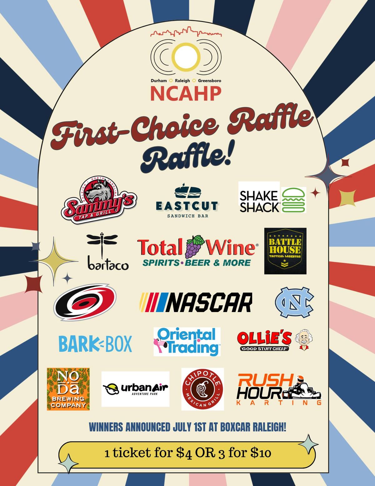 2024 NC Air Hockey First-Choice Raffle!