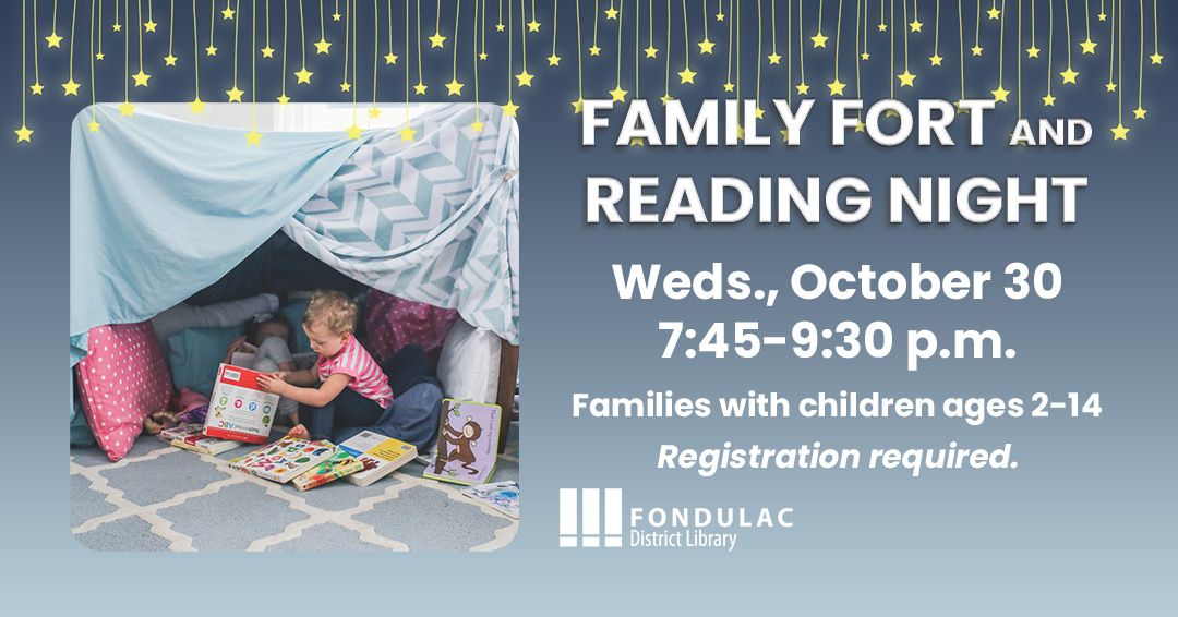 Family Fort & Reading Night