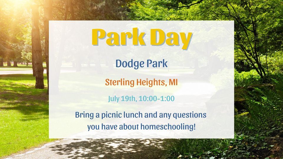 Park Day in Sterling Heights, Dodge Park Rd, Sterling Heights, MI 48312