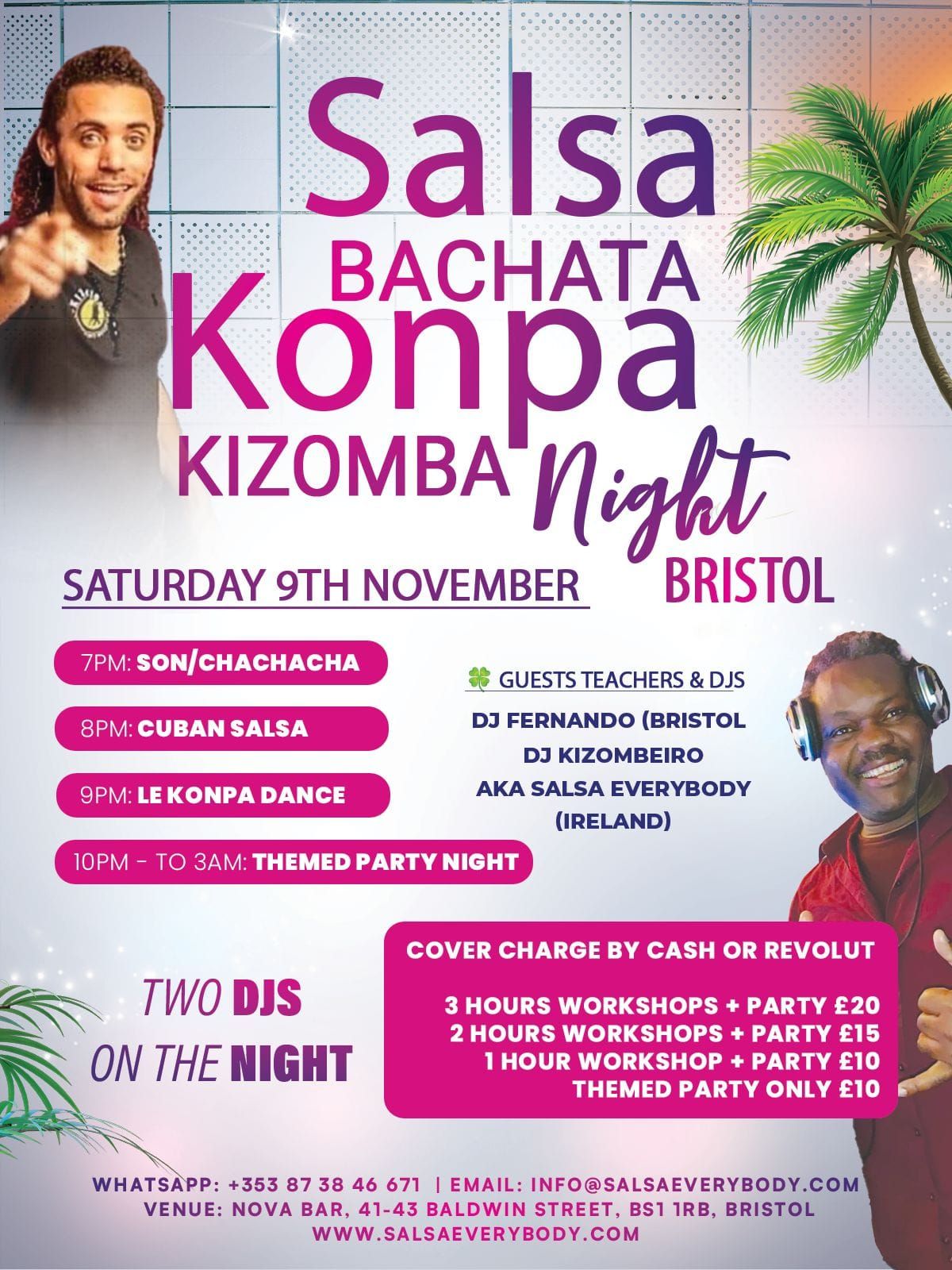 SALSA*BACHATA*KONPA*KIZOMBA NIGHT-BRISTOL