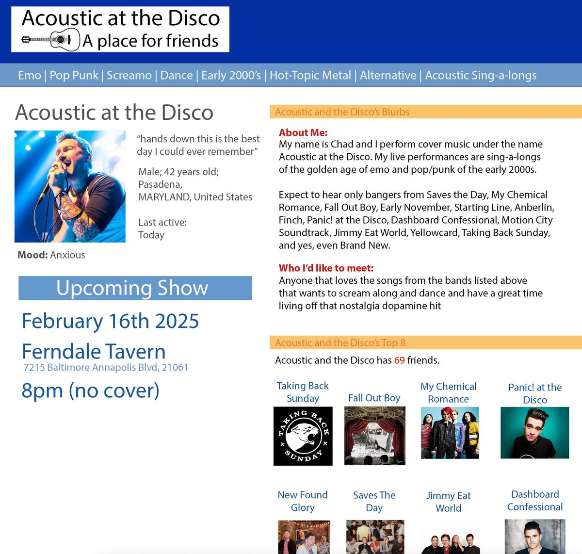 Acoustic at the Disco at the Ferndale Tavern