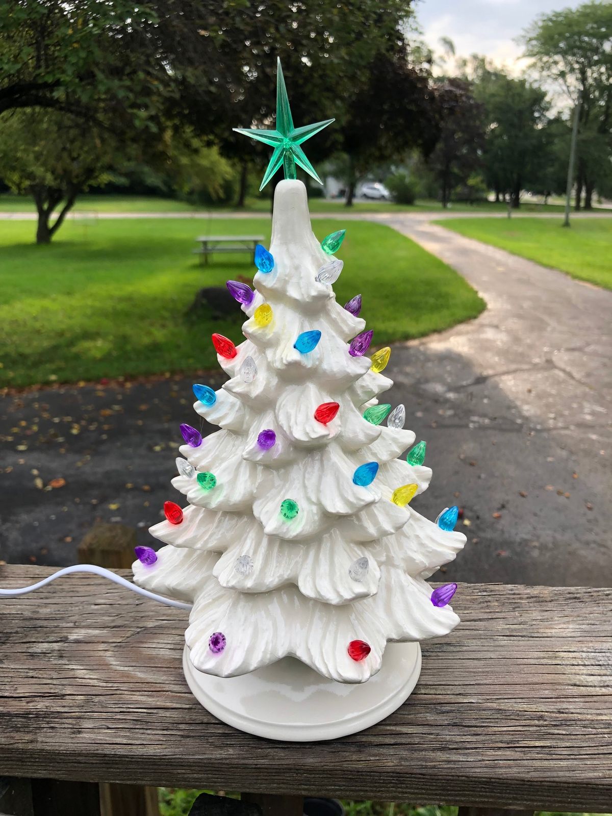 GREEN Ceramic Christmas Tree Workshop Sunday, November 24th 1pm