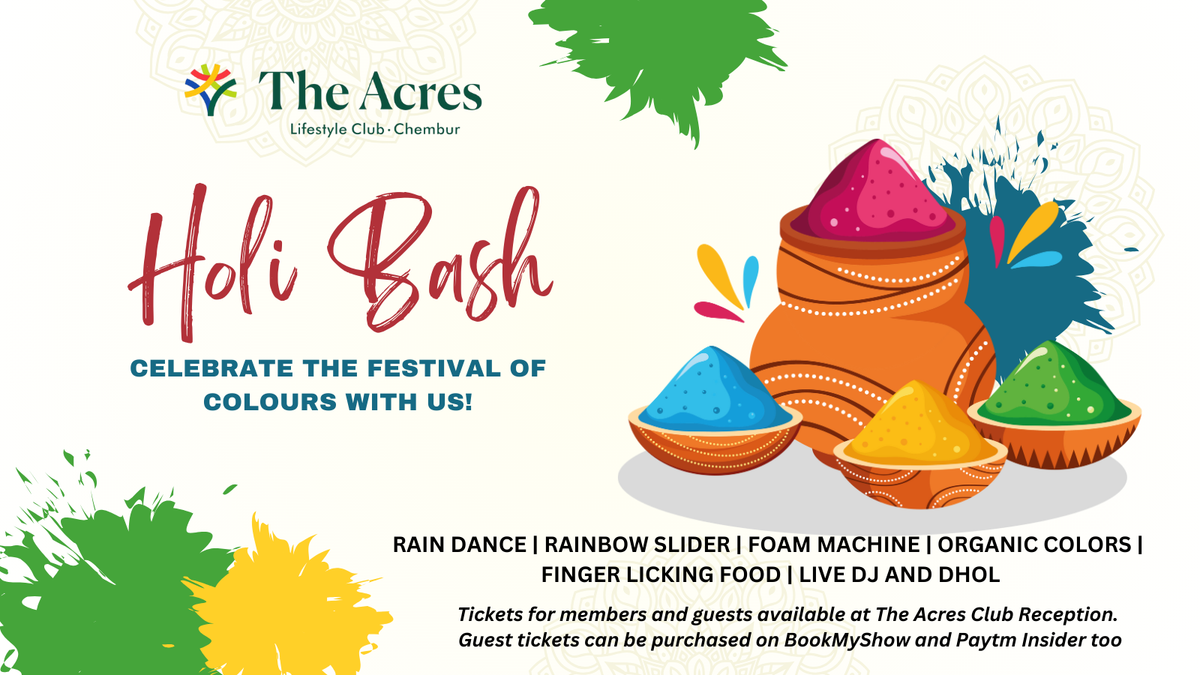 The Acres Club Holi Bash