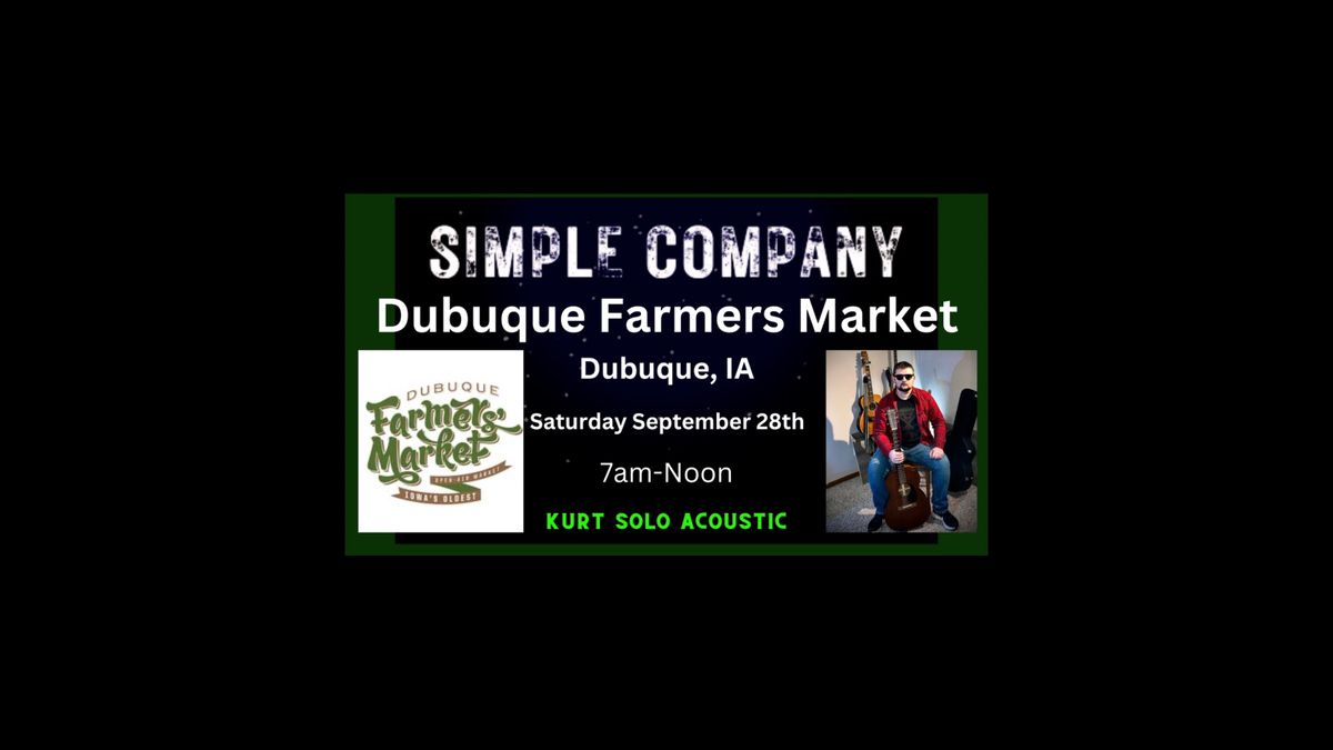 Simple Company @ Dubuque Farmers Market #2