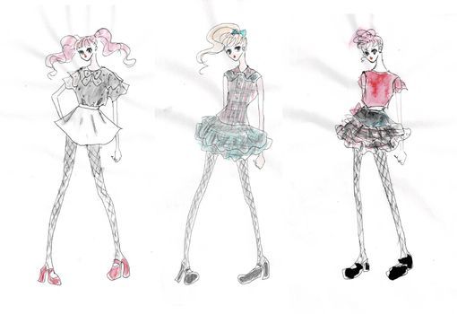 Mikke 自分ブランドのファッションデザイン画を描こう By Little Camden ミートアップスペース Mikke Nagareyama 27 August 21