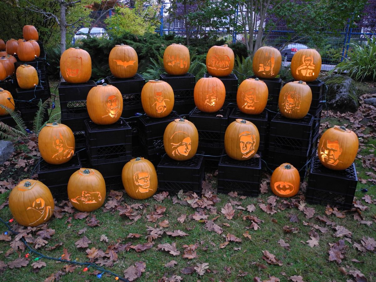 Pumpkin Sale in the Village