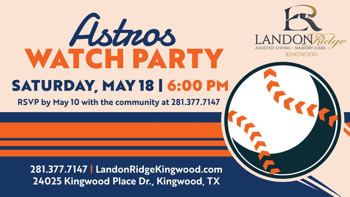 Astros Watch Party 