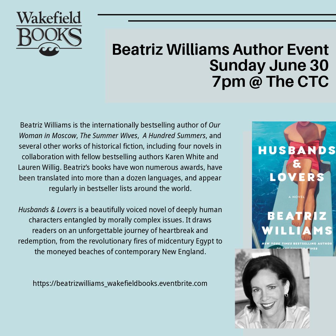 Beatriz Williams Author Event