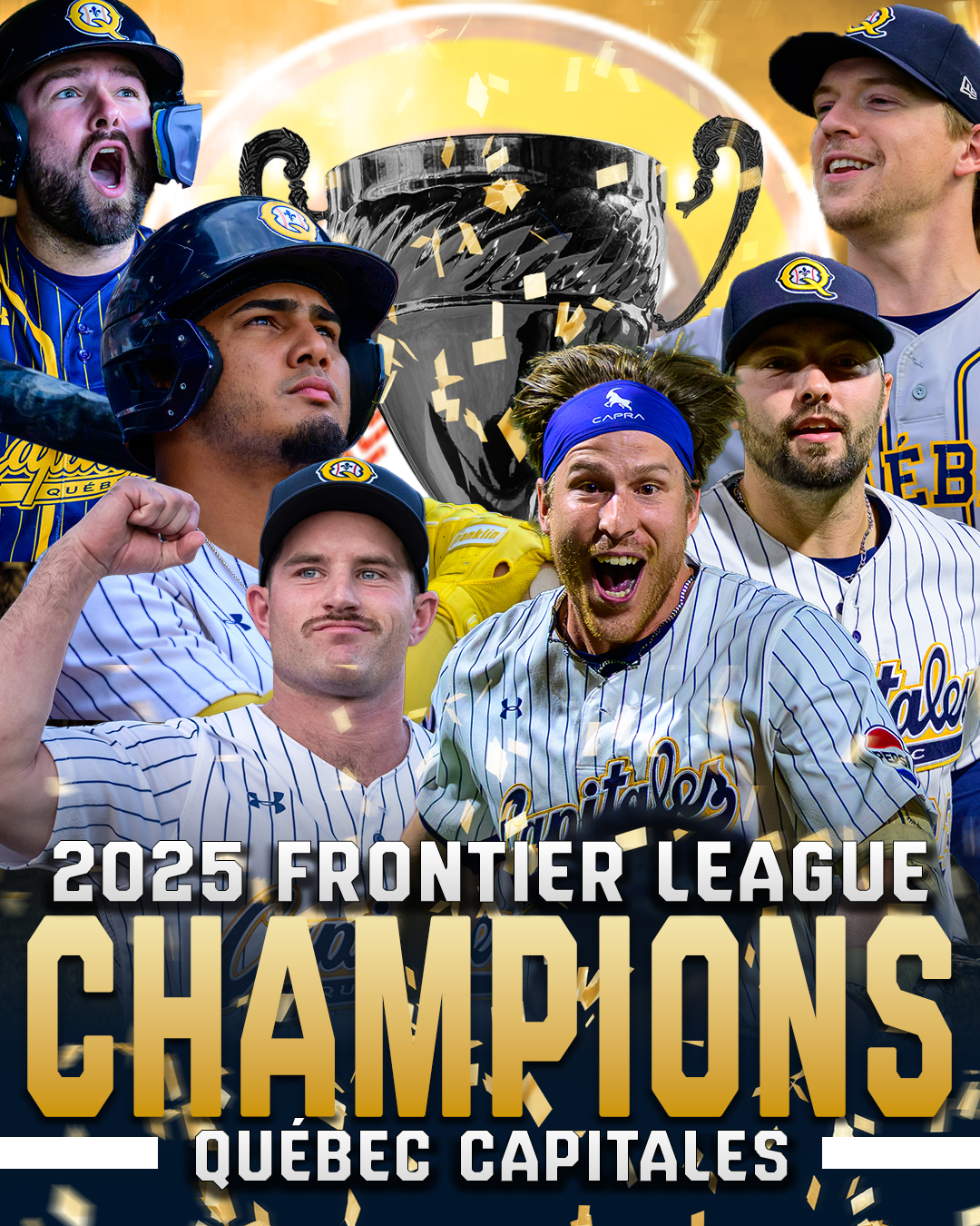 Trois-Rivieres Aigles at Quebec Capitales at Stade CANAC