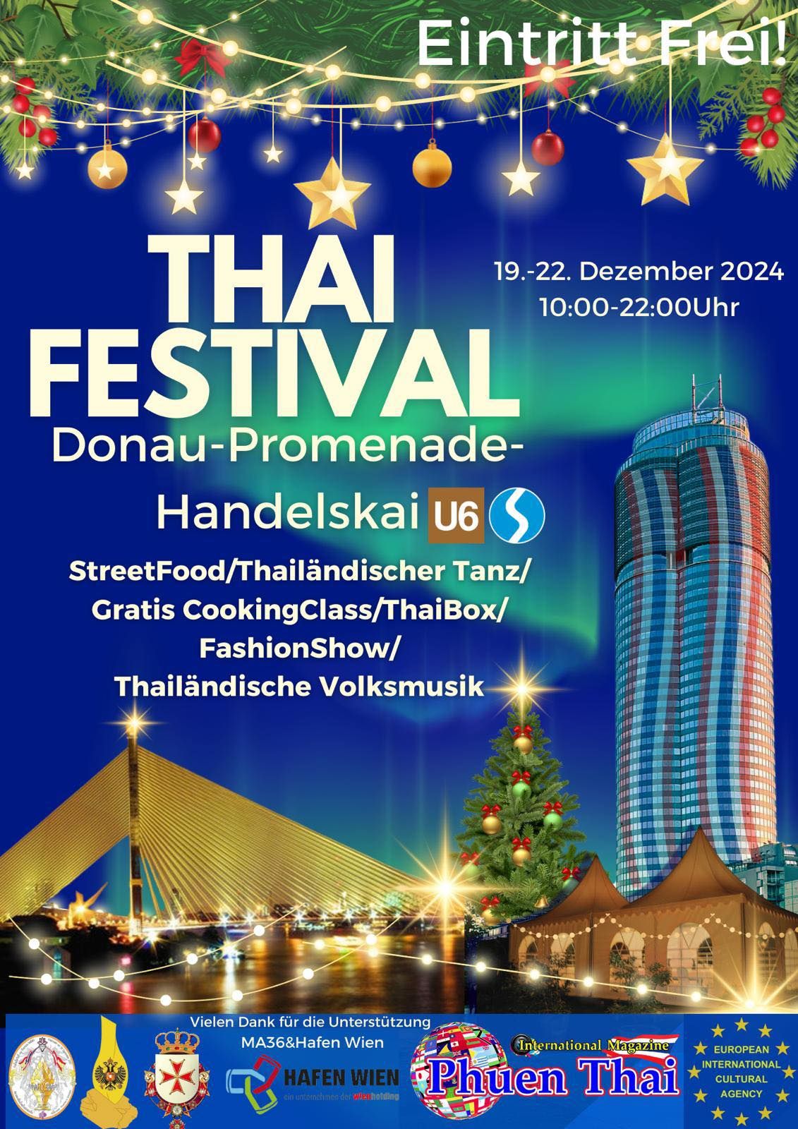 THAI FESTIVAL- Donau-Promenade-Handelskai-Vienna