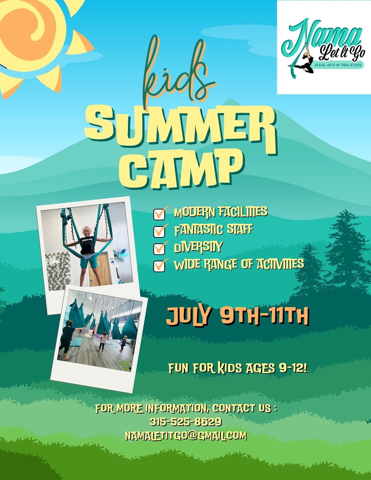Kid\u2019s Summer Camp! Ages 9-12