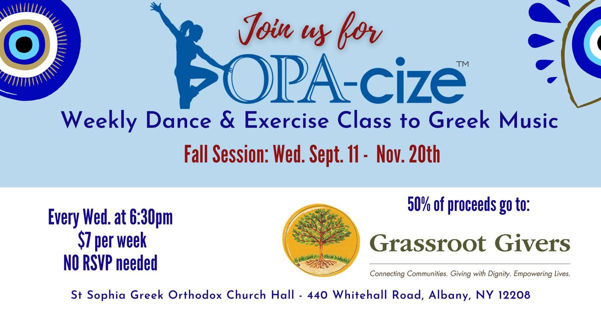 OPA-Cize Weekly Dance & Exercise Class