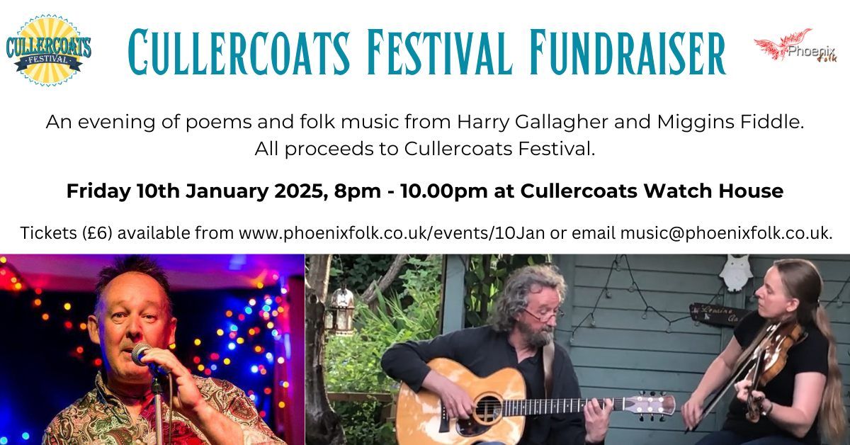 Harry Gallagher & Miggins Fiddle - music and poetry in aid of Cullercoats Festival