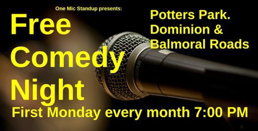 Free Comedy Night, Potters Park, Mt Eden