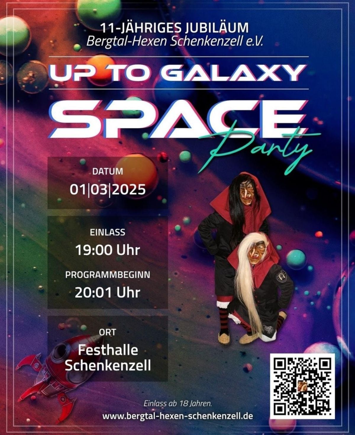 UP TO GALAXY - Space Party \/ 11-j\u00e4hriges Jubil\u00e4um