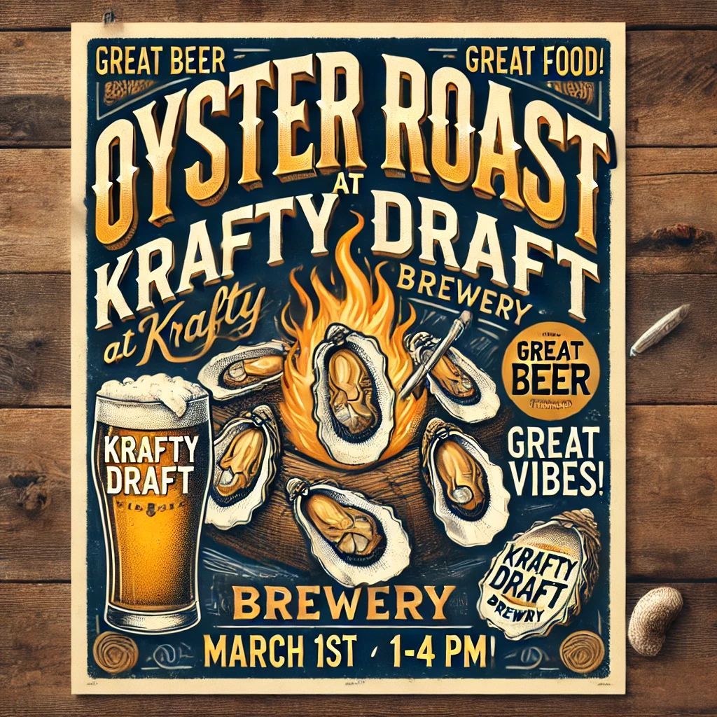 Krafty Draft Oyster Roast Party