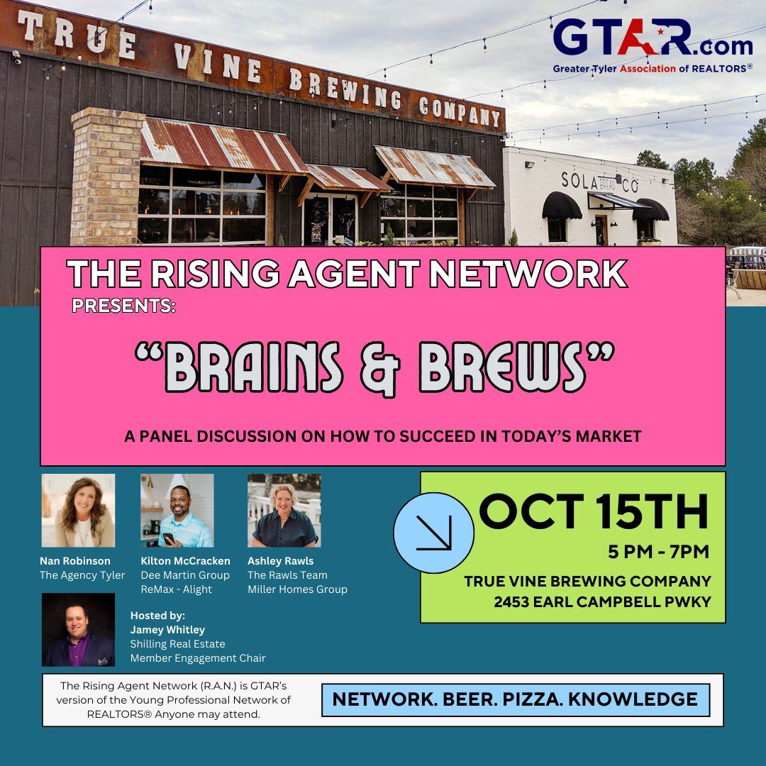 Brains & Brews ~ Rising Agent Network Event