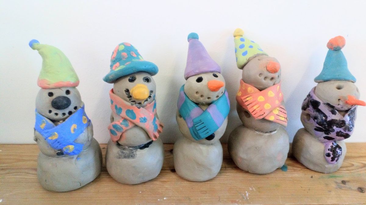 Make a Clay Snowman Workshop (Ages 3+)