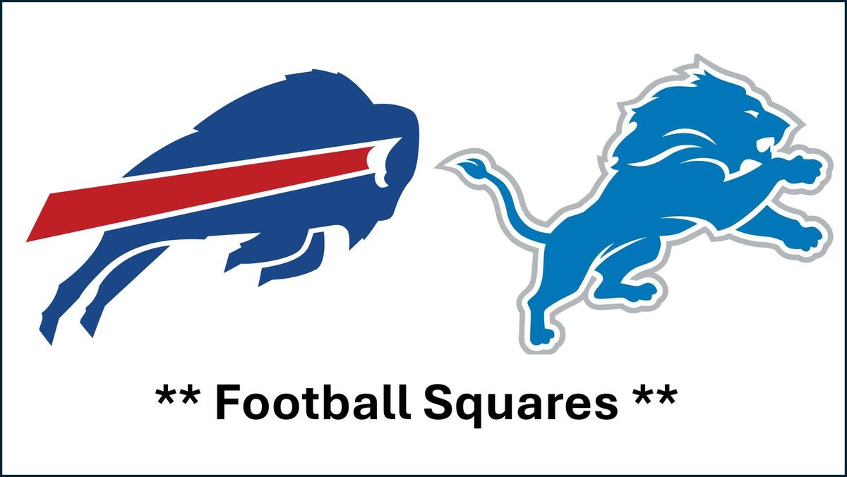 Week 15: Bills at Lions - Football Squares