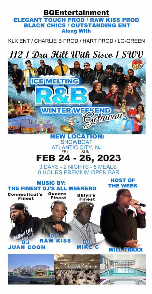 R&B WEEKEND GETAWAY 2023, Showboat Atlantic City, 24 February To 26 ...