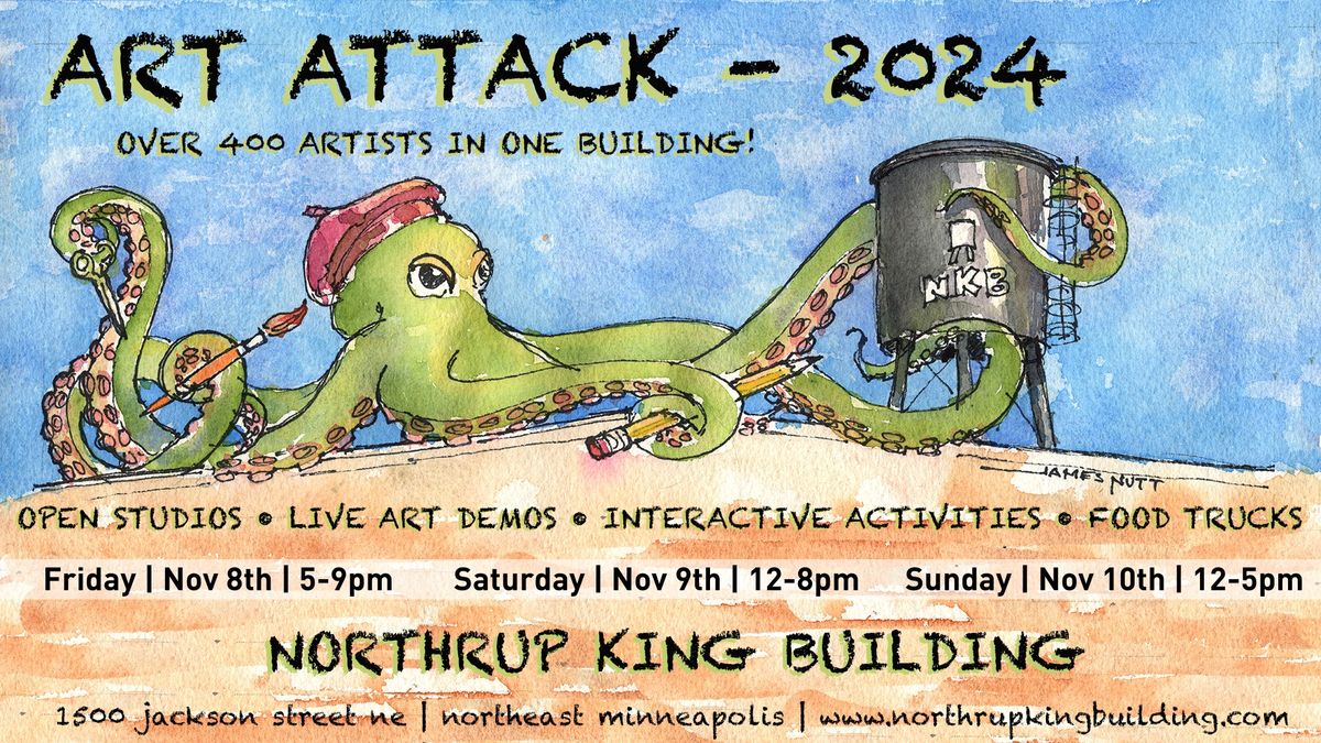 Art Attack! 2024 at the Northrup King Building