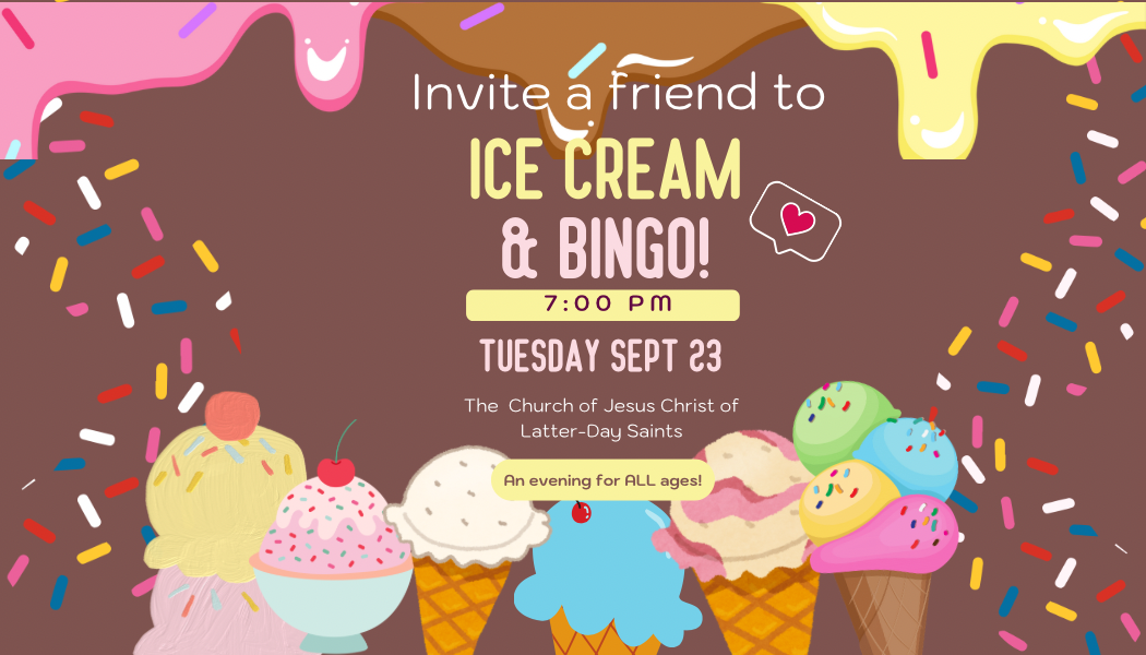 All Ages Ice cream and Bingo
