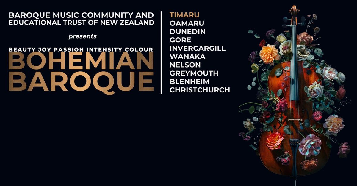 Bohemian Baroque 2025 Tour Timaru