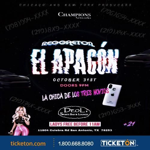 REGGAETON EL APAGON EN DEOL SPORTS BAR