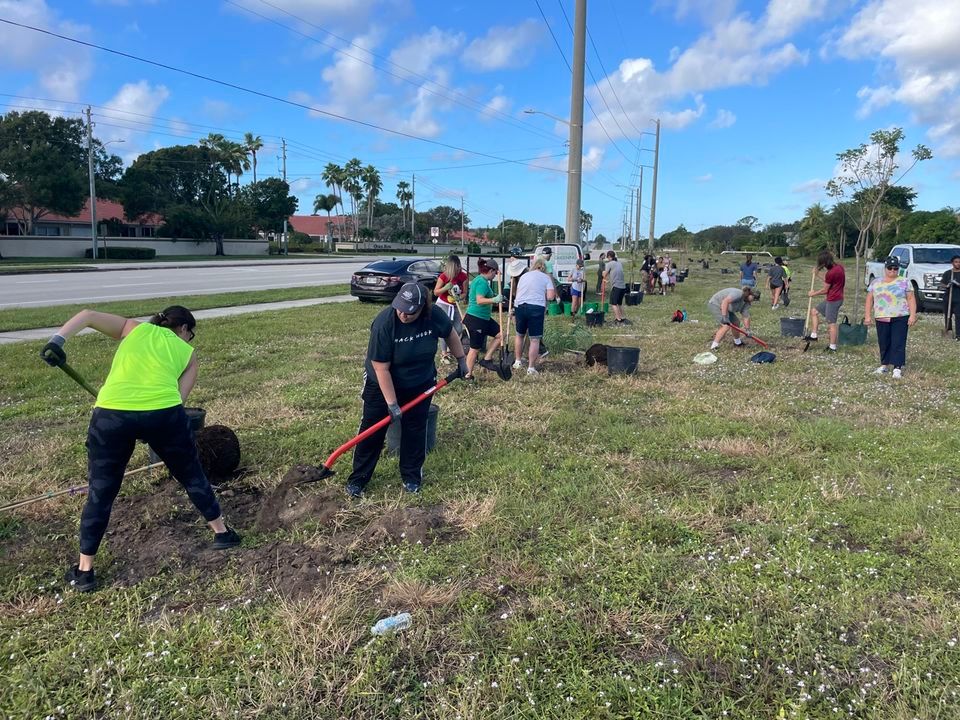 Boynton Fire Station #2 Tree Planting