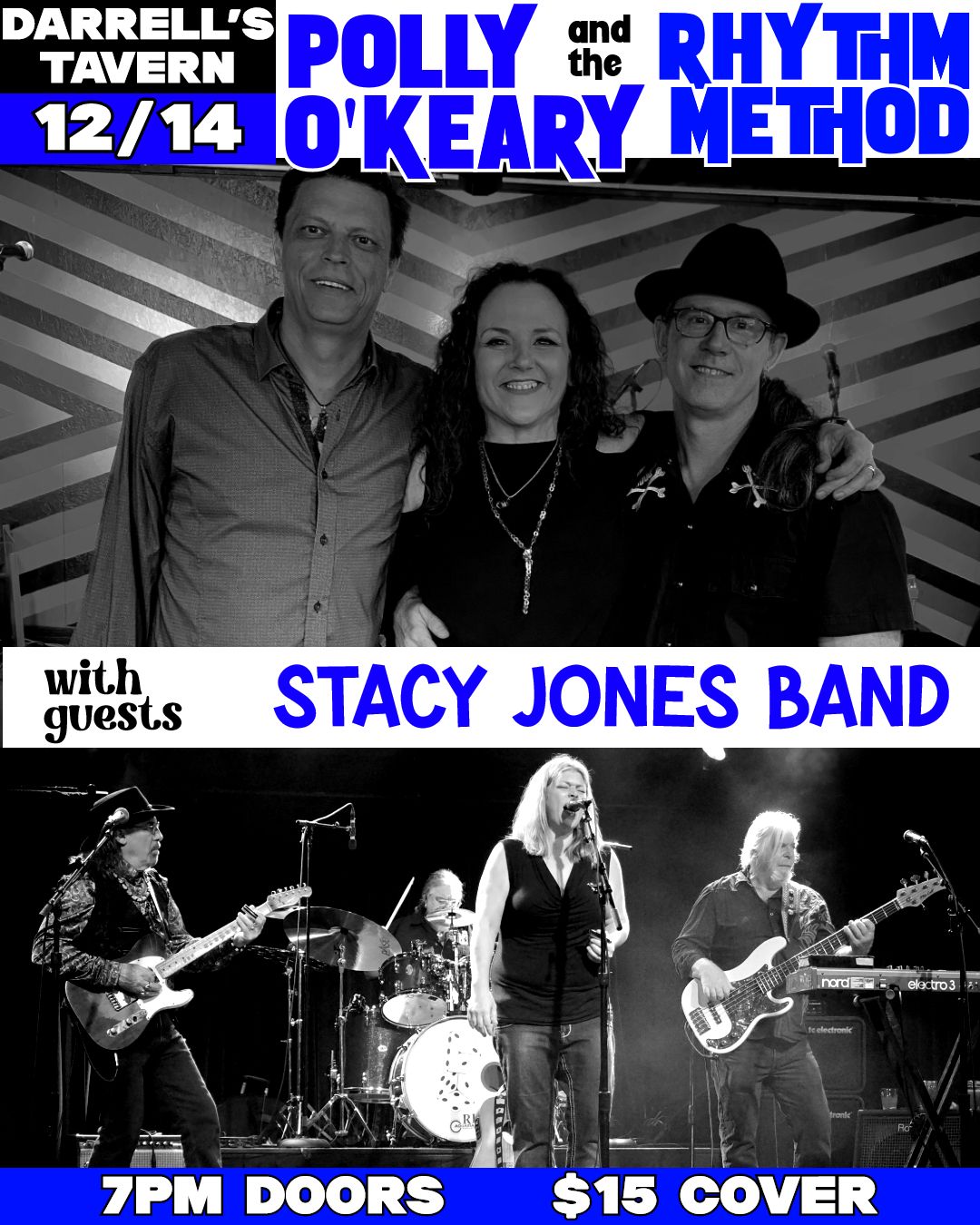 Polly O'Keary & The Rhythm Method, Stacy Jones Band