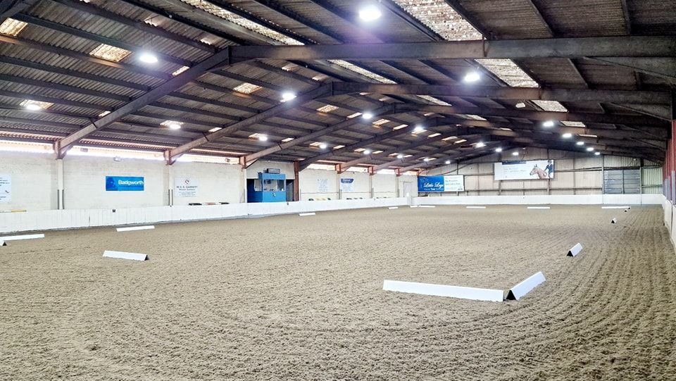 Indoor Flatwork training with Natalie Passmore at Badgworth, 27th Jan 