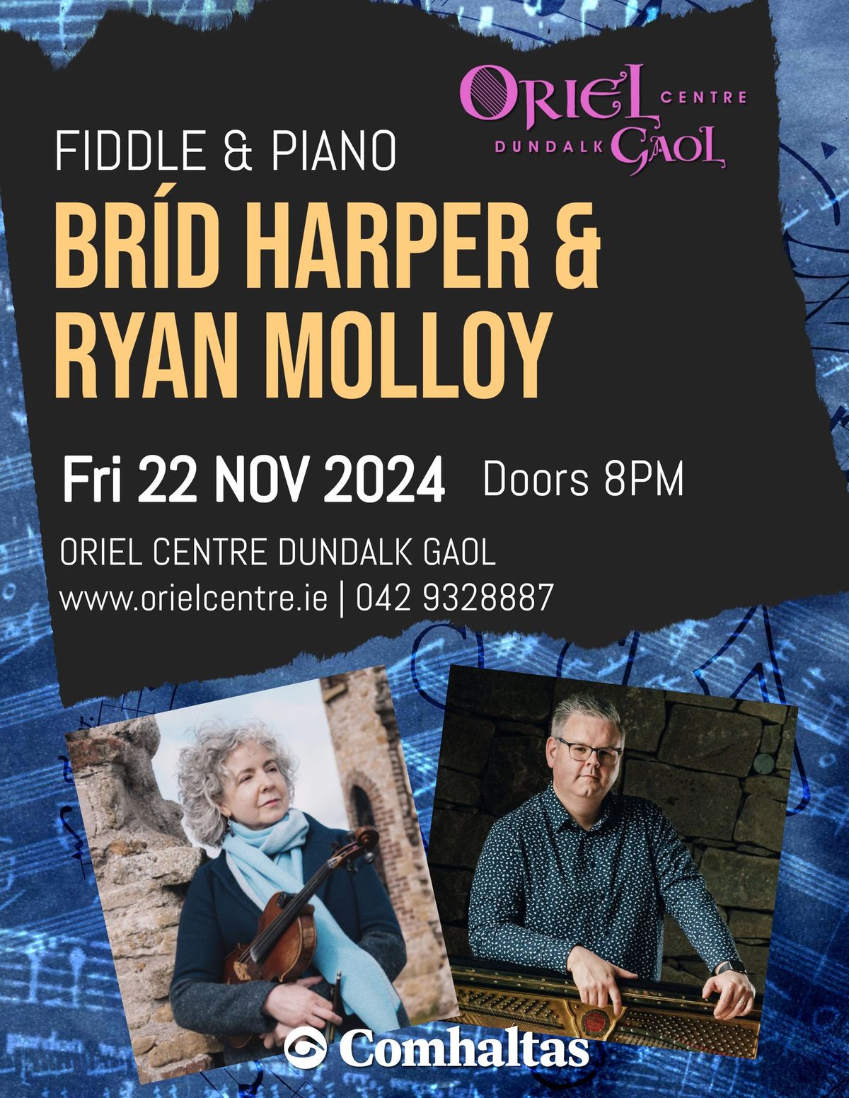 BR\u00cdD HARPER (fiddle) & RYAN MOLLOY (piano) in Concert