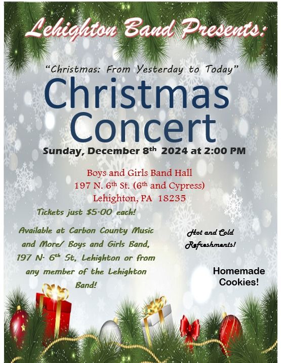 Lehighton Band Christmas Concert