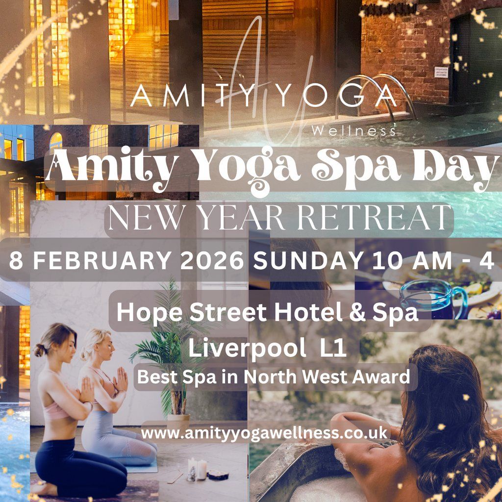 Amity Yoga Spa Day New Year Retreat.Hope Street Hotel Liverpool