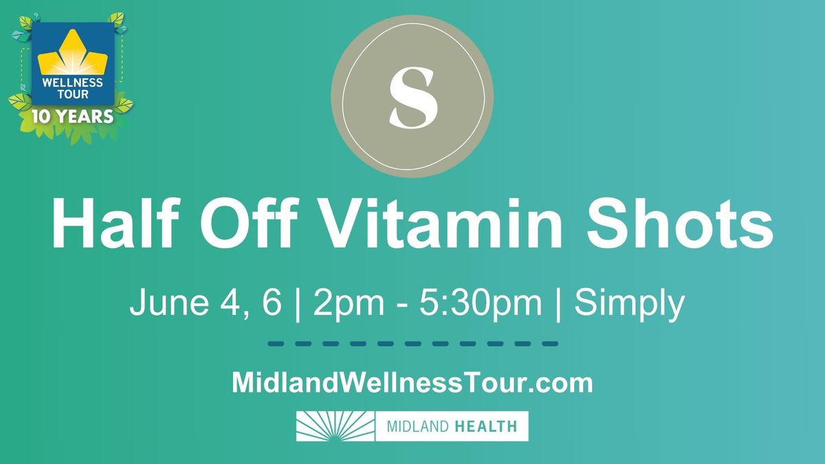 Half Off Vitamin Shots | Wellness Tour
