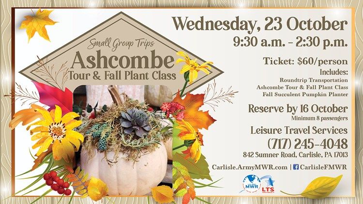 Ashcombe Farms Tour & Fall Plant Class Trip